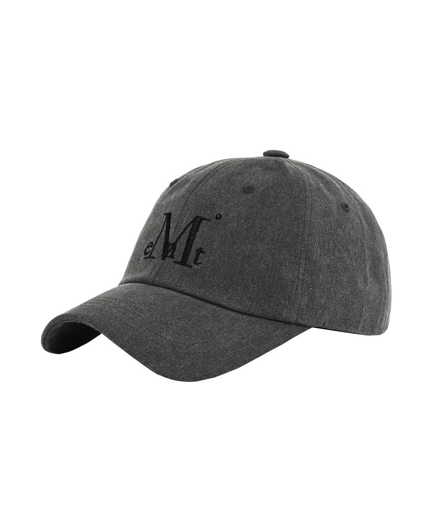 Mucent Signature Ball Cap (Dyed Gray Denim)