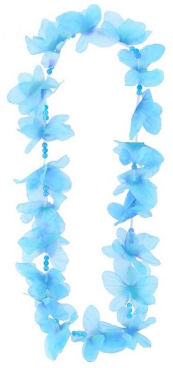 Hawaiian Necklace Hawaii Blue Butterfly Aloha