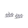 Eetit High Quality Shiny Cubic Zirconia Daily Stud Earrings for Women Stainless Steel Delicate Popular Versatile Jewelry Gift