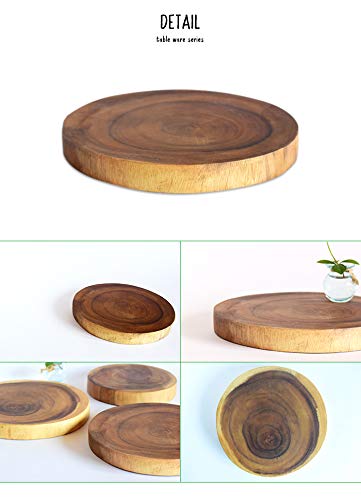 WRAPS ACACIA Acacia Cutting Board, Round, Medium, SS0223M