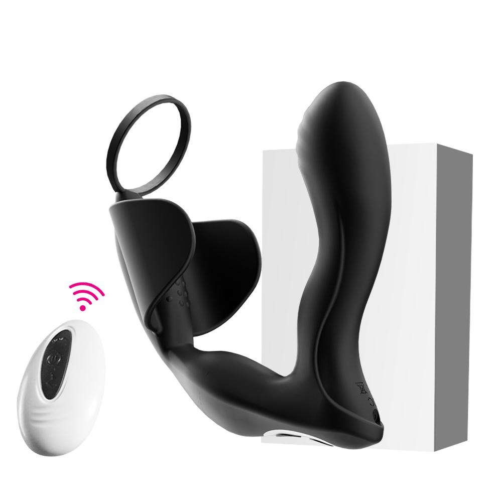 Heating Anal Vibrator Sex Toys For Men APP Remote Prostate Massager Bluetooth Dildo Vibrator Butt Plug Delay Ejaculation Ring