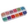 10-Grid Seed Bead Set for Handmade DIY Jewellery - Necklace, Bracelet & Earrings Materials