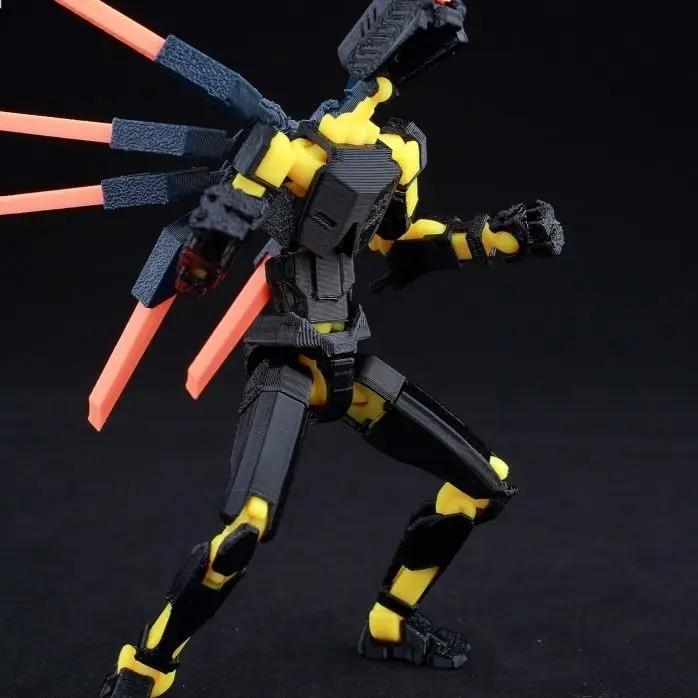 New 3D Printed Mannequin Dummy 13 Ultrakill V1 Series Toys Action Figures Multi-Jointed Movable Shapeshift Robot Children Gifts