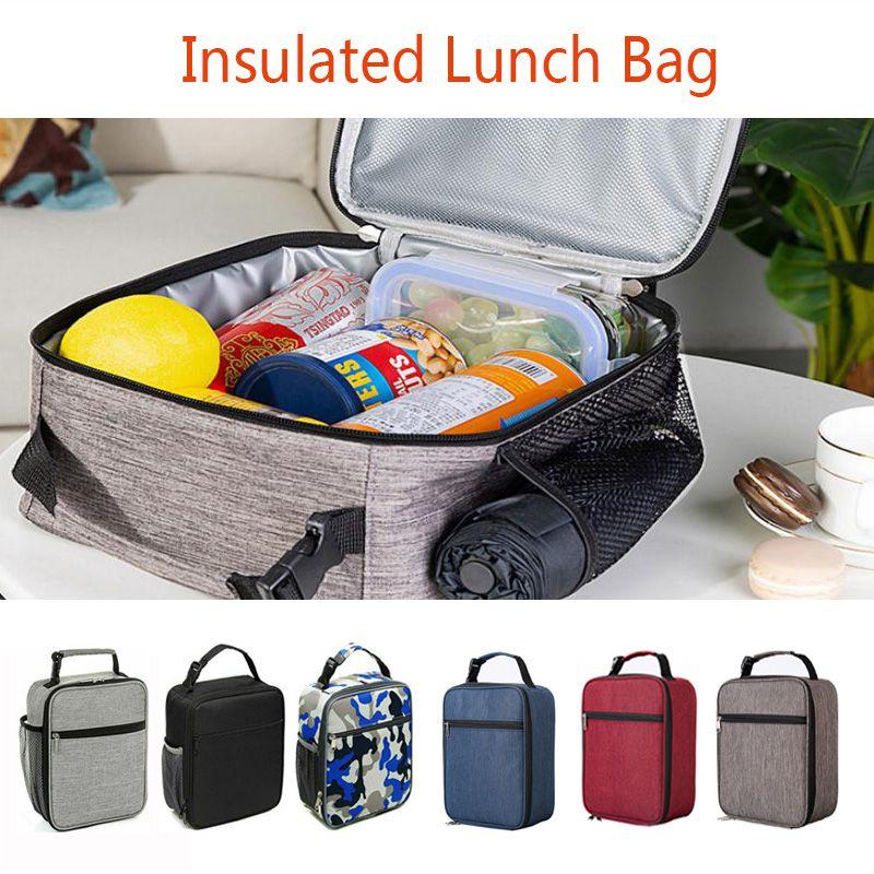 Stylish Insulated Lunch Bag For Adults And Kids With Thermal Protection And Spacious Storage