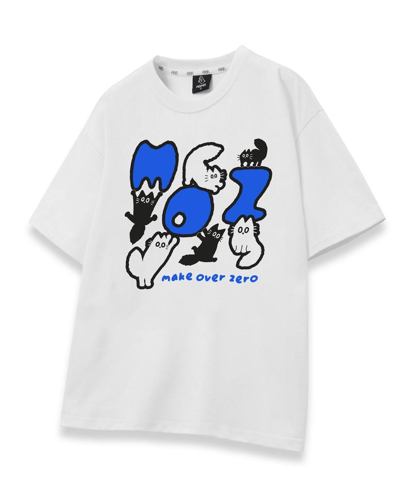MOZMOZ [Set] Iconic Series Oversized Short Sleeve T-Shirt