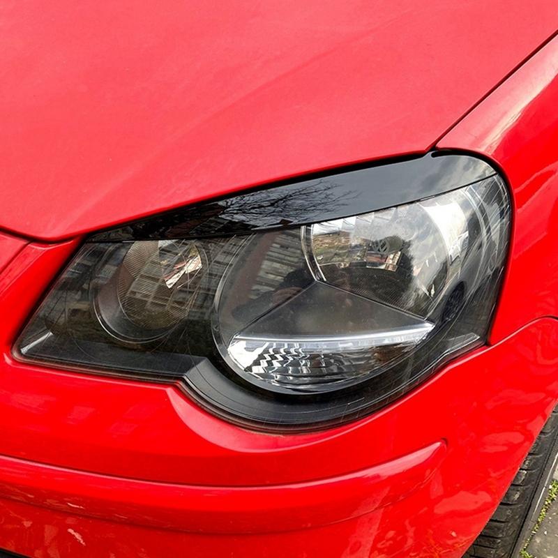 Headlight Eyebrows Decorative Car Headlight Eyebrows For VW Polo Polo 9N 2005-2009