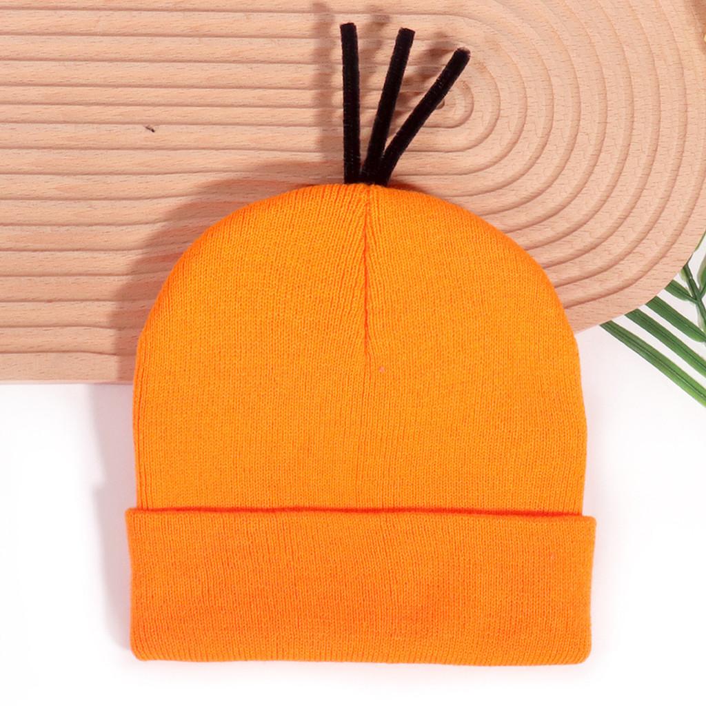 Minions Knitted Hat With Warmth For Halloween Cosplay And Casual Winter Wear