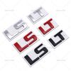 3D Metal LT LS Letterl Badge Logo Car Rear Trunk  Emblem Stickers Decal for Chevrolet Silverado Colorado Corvette C8 Car Styling