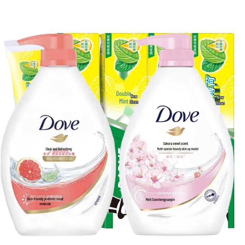 Darlie Toothpaste & Dove Body Wash Family Pack