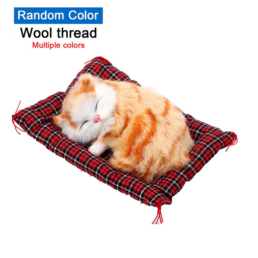 

Автомобильные украшения Аксессуары для интерьера Автостайлинг Милые Имитация Спящие кошки Украшение на приборную панель Прелестные Плюшевые котята Кукла Игрушка жёлтый