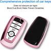 For Ford Key Fob Cover With Keychain,Key Fob Cover Case Shell For Ford Explorer Fusion Escape Edge Expedition F150 F250 F350 F450 F550 Maverick