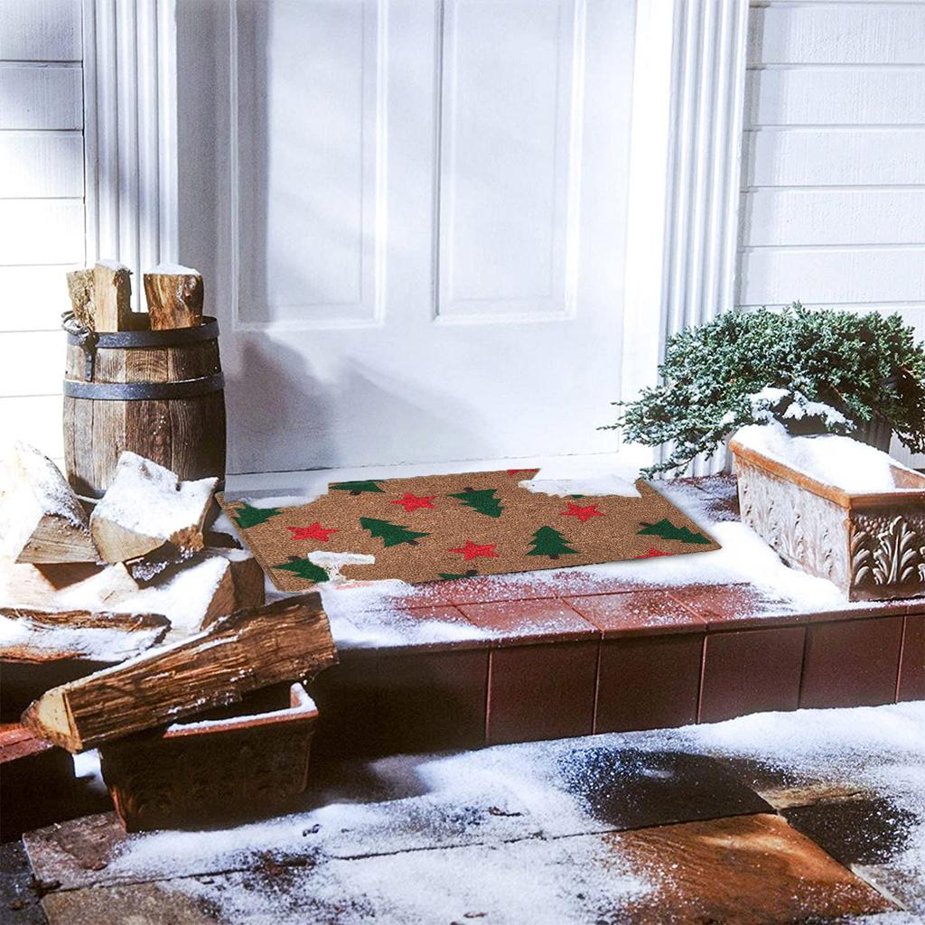 Christmas Festival Decoration Front Door Carpet Indoor Outdoor - Mat