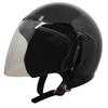 B&B BB-403 Open Face Helmet, Black