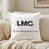 Classic Korea Brand LLMC Cushion Cover Linen Pillowcase Soft  for Sofa Bed Home Room Decor