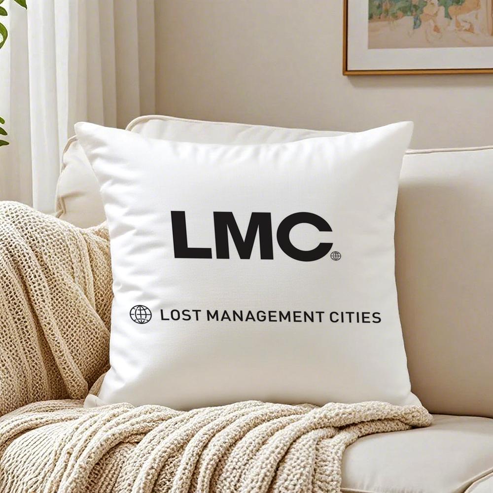 Classic Korea Brand LLMC Cushion Cover Linen Pillowcase Soft for Sofa Bed Home Room Decor