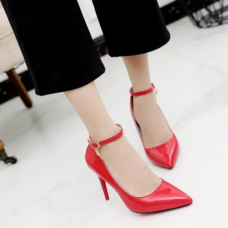 Fashion 2025 New Fashion High Heels Women Pointed Toe Shoes Thin Stiletto Banquet Wedding Shoes Sexy Ladies Party Shoes