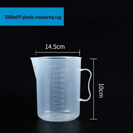 Plastikowy cylinder miarowy 1000 ml / 5000 ml ze skalą do sklepu z herbatą mleczną i do użytku domowego