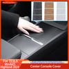 For Tesla Model3 Highland 2024 Center Console Panel Sticker Wood Grain Film Carbon Central Control Cover Car Interior Accessorie