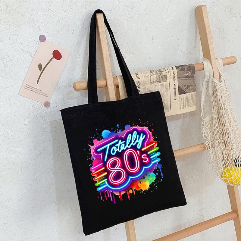 Módní trend I Love The 80s Tištěná Přenosná Taška přes Rameno pro dojíždění Ležérní Jednoduchá Taška