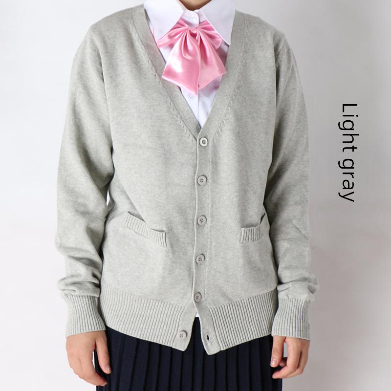 Svetr kardigan ve stylu sen pro JK pro ženy - Vysokoškolská uniforma, jaro a podzim