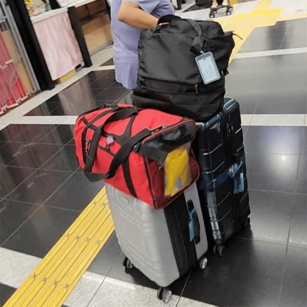 2SET Adjustable Luggage Straps Secure Fastening Travel Bag Belt Travel Buckle Luggage Belt  Airport