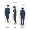 [ON NISHIKI] Men's Sweatshirt, Top and Bottom Set, Long Sleeve, 35% Cotton, Pajamas, Large Size, Spring, Autumn, Mini Fleece, Room Wear Setup, Long