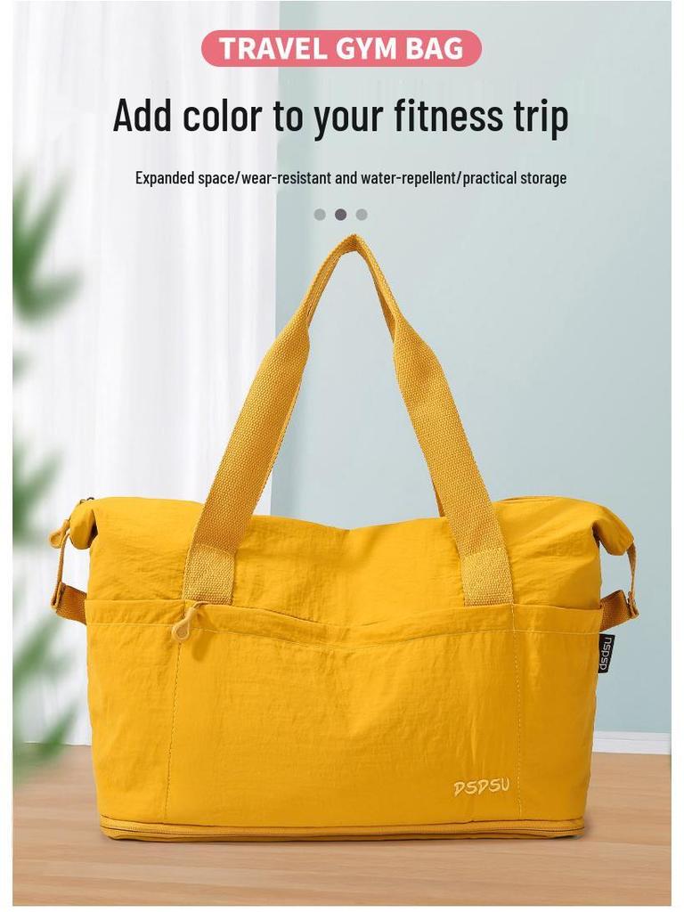 Rozszerzalna Torba Podróżna Damska: Plecak i torebka o dużej pojemności na krótkie wycieczki, jogę, sport i fitness