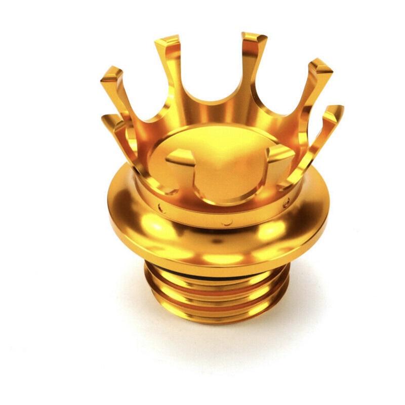 King Crown Style Vented Fuel Tank Cap Gas Cap For Harley Softail XL Dyna Road King Freewheeler Motorcycle Gas Cap