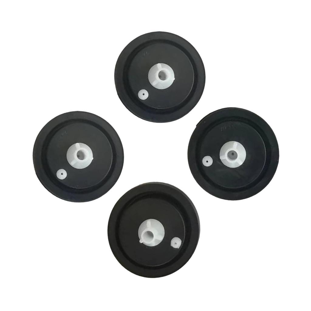 MERIGLARE 4 Pieces Diaphragm Washer, Solenoid Valve Water Inlet Seal Ring Gasket, Sealing Sheet Fittings for Washing Machine, Solenoid Valve Repair