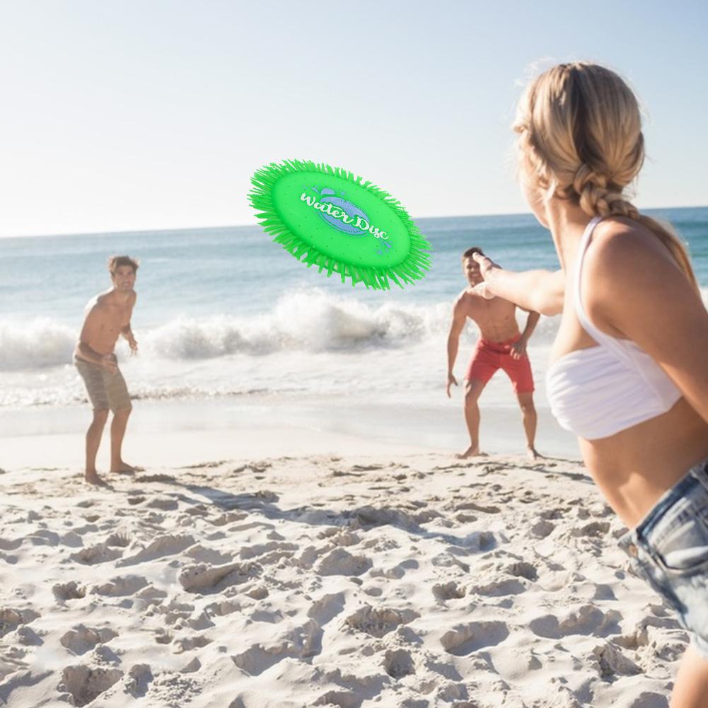Sponge water-absorbing flying saucer, beach water toys, outdoor multi-person interactive products absorbing water flying saucer