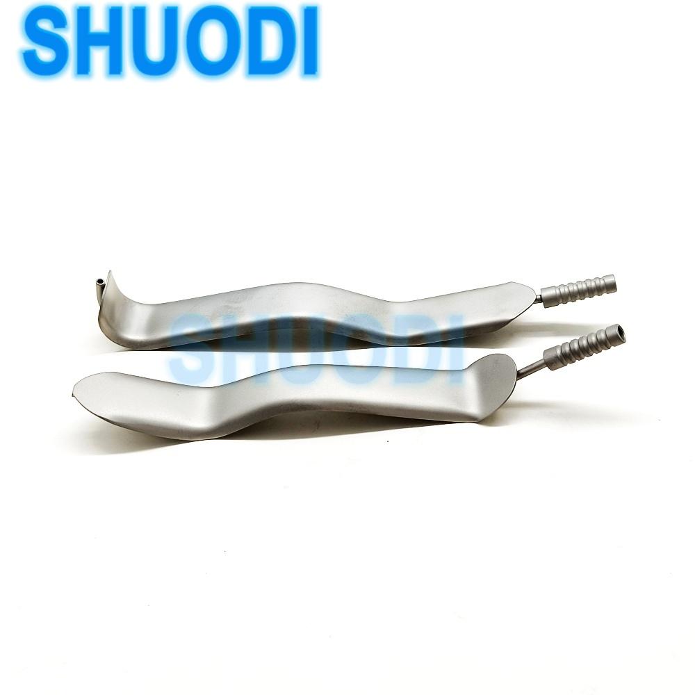 Dental Minnesota Lippenhalter mit Saugrohr Intraorale Chirurgie Zungenspatel Retraktoren Wangen- und Lippenhalter Mundöffner