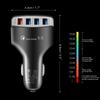 Original 4 Port Usb Car Charger Adapter Qc 3.0 Quick Charge For Ipad Iphone 12 13 Pro Max 11 8 Plus Xs Mobile Phone Accessories