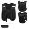 Running Water Bottle Storage Vest Lightweight Running Vest Reflective Hydration Water Chest Pack With Phone Holder