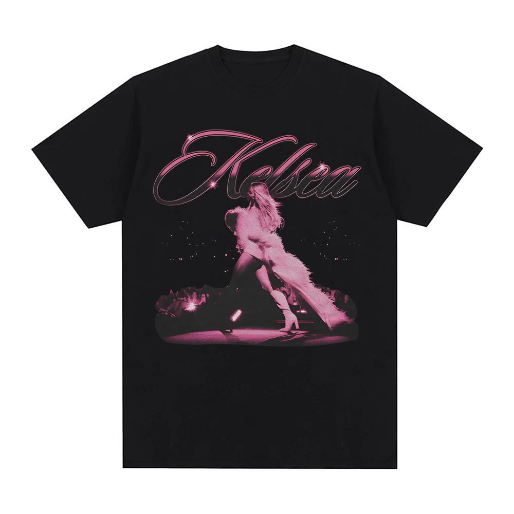 KELSEA VINTAGE PHOTO T-SHIRT Kelsea Ballerini High Quality Tshirt 100% Cotton Round Neck Hip Hop Style Short Sleeve Women/men Tees