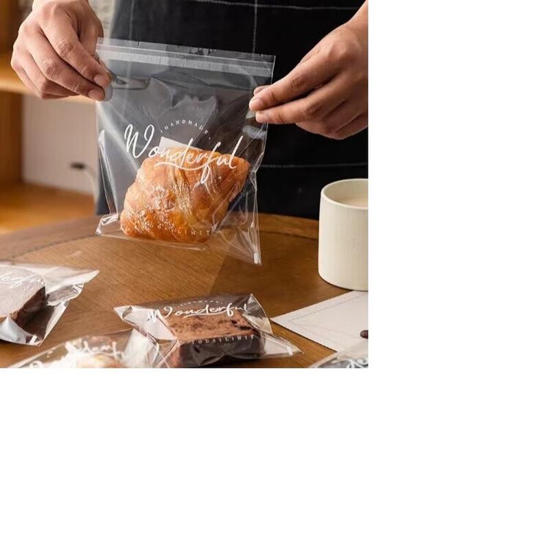 

ZISIZ Прозорі потовщені пакети для пакування хліба