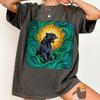 Black Panther Shirt Comfort Colors® Vintage Wild Cat Clothing Gift Jungle Animal Graphic Artwork