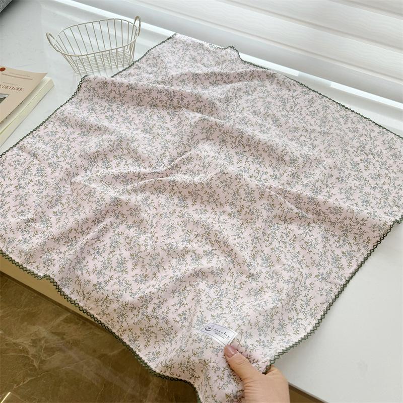 Square Scarf Women High Quality Bandana Female Headkerchief cotton linen Feeling Neckerchief Hijab Shawl Warps Summer Scarves