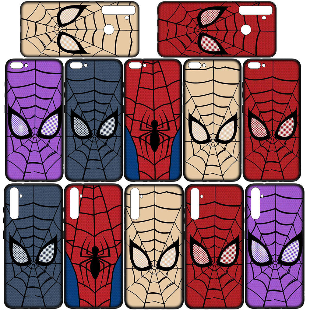 For Samsung Galaxy S24 S23 iPhone 16 15 14 Xiaomi Redmi Note 13 12 11 10 Plus 9 Pro Max X XR Telefondeksel Tegneserier Spider Man Spiderman OPPO Huawei Deksel