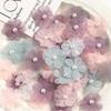 30Pcs Fabric Flower Artificial FlowerSewing Flower Applique for Clothing