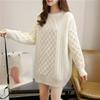 Plus Size Children's Clothes Sweater Women's Mid-length Hand-woven Sweater Thickened