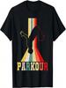 Parkour Freerunner Traceur Retro Freerunning Herr Pojkar Barn T-shirt