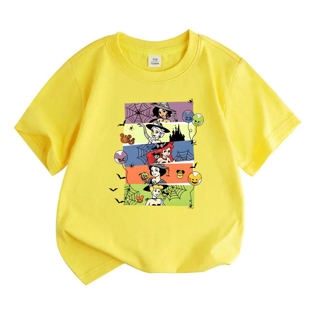 Kids Boys Girls 100% Cotton Crew Neck Short Sleeve T-Shirt,
