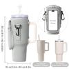 Insulated Ice Cup Holder with Cell Phone Pocket - Fits 30/40oz Neoprene Water Bottles