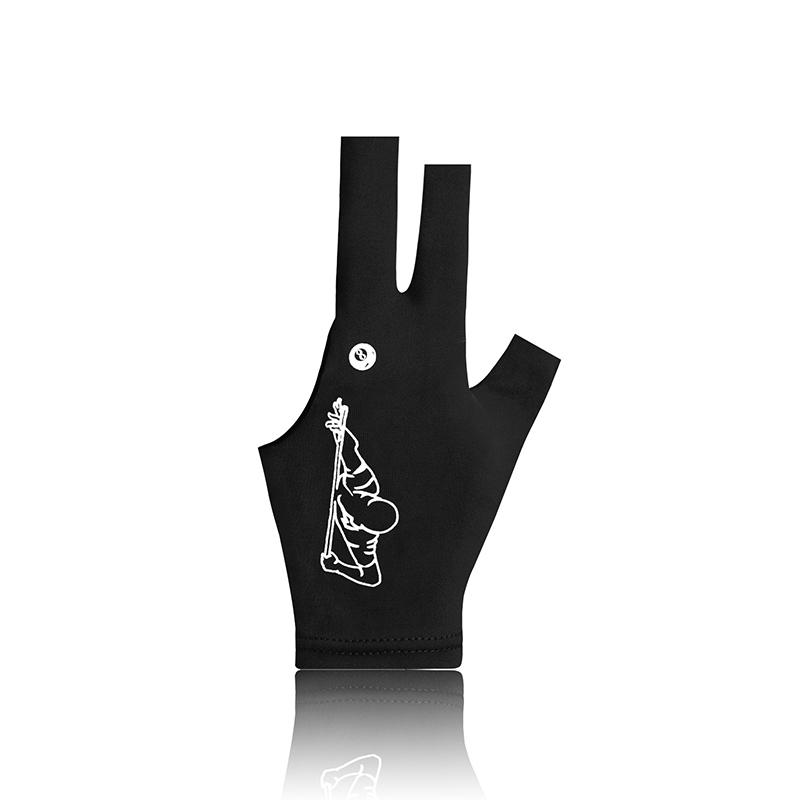 1Pcs Three Finger Open Billiard Cue Glove Left Hand Non-Slip Snooker Pool Sports Glove Universal For Men Women Billiard Accessor