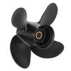 10.4x12 RH Outboard Engine Propeller 4 Blades 13pcs Spline Boat Marine Fit for Suzuki 35‑65HP
