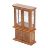 1:12 Scale Miniature Bookshelf High Simulated Wooden Cabinet Display for Doll House Decoration