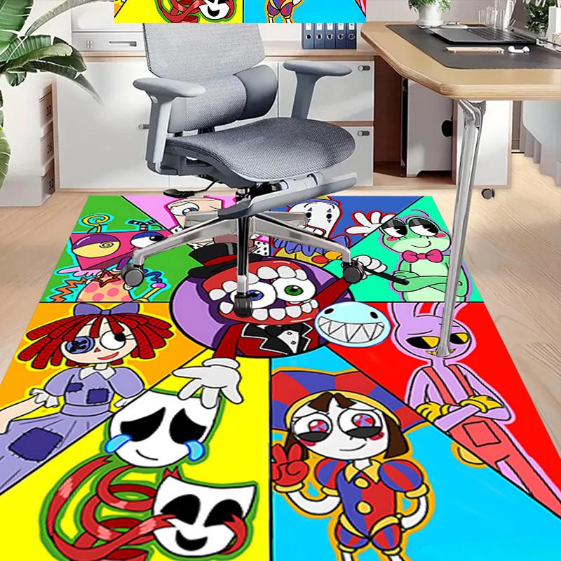 Colorful Cartoon Characters Carpet For Playroom Bedroom Living Room Sofa Home Decorkids Game Area Rug Nonslip Floor Mat