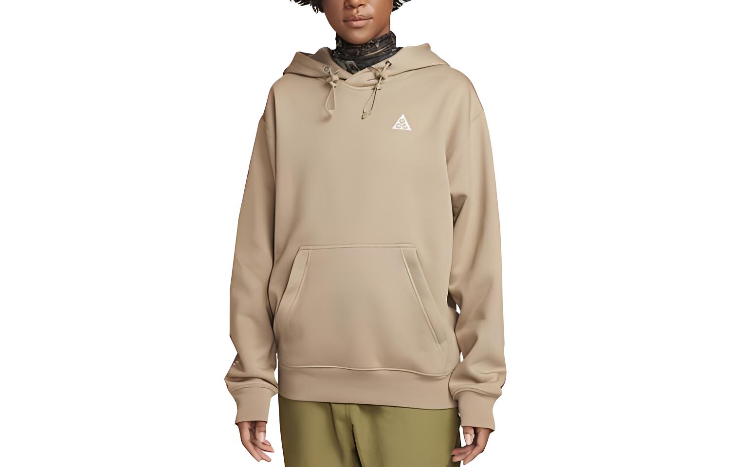 Nike Sweatshirts Unisex Khaki Hooded Moderate Other DZ3392-247 M