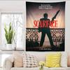Movie SScarfaceS Cartoon Tapestry Art Science Fiction Room Home Decor Wall Hanging Sheets