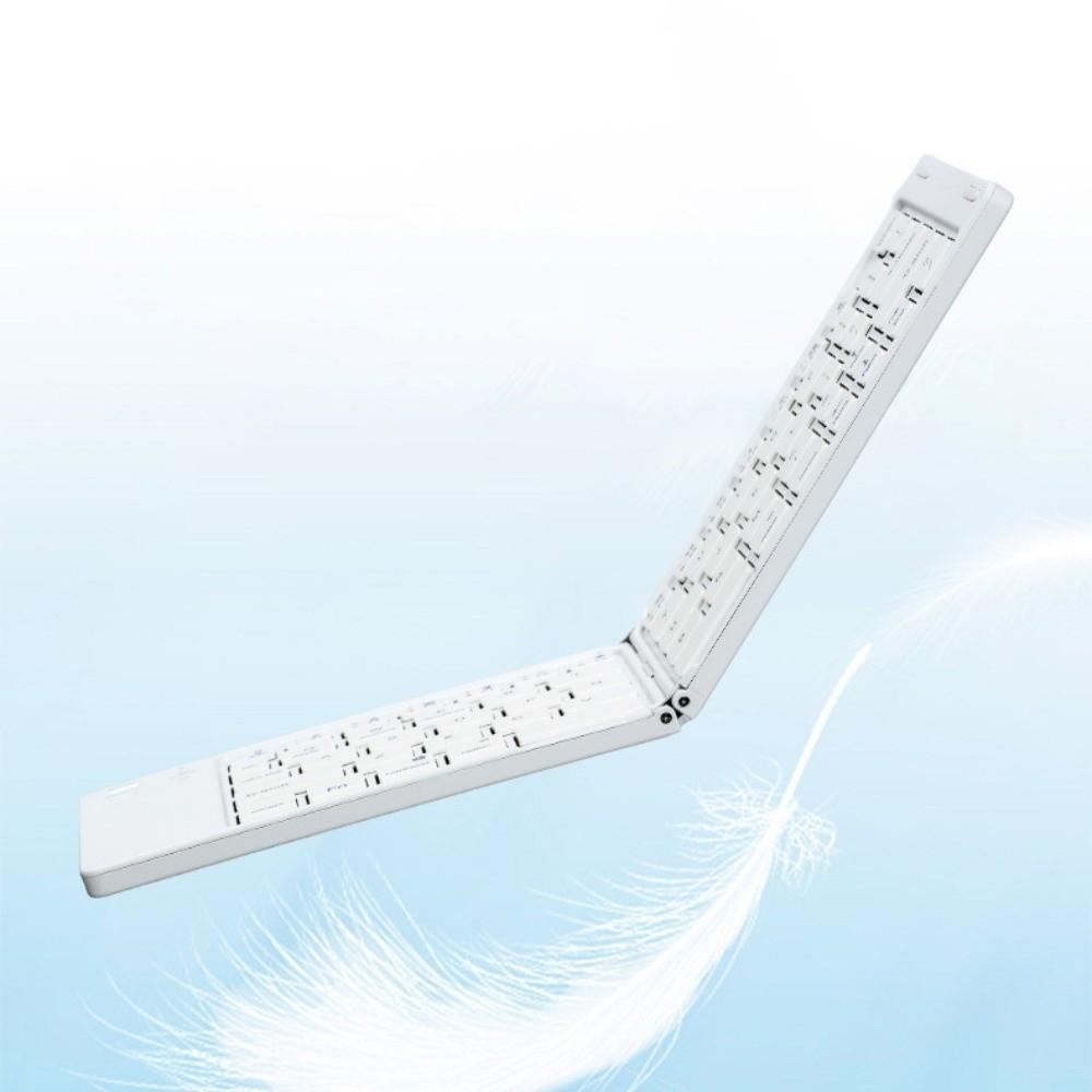Rechargeable Wireless Folding Keyboard Slim Design Foldable Keyboard Bluetooth Keyboard  Office